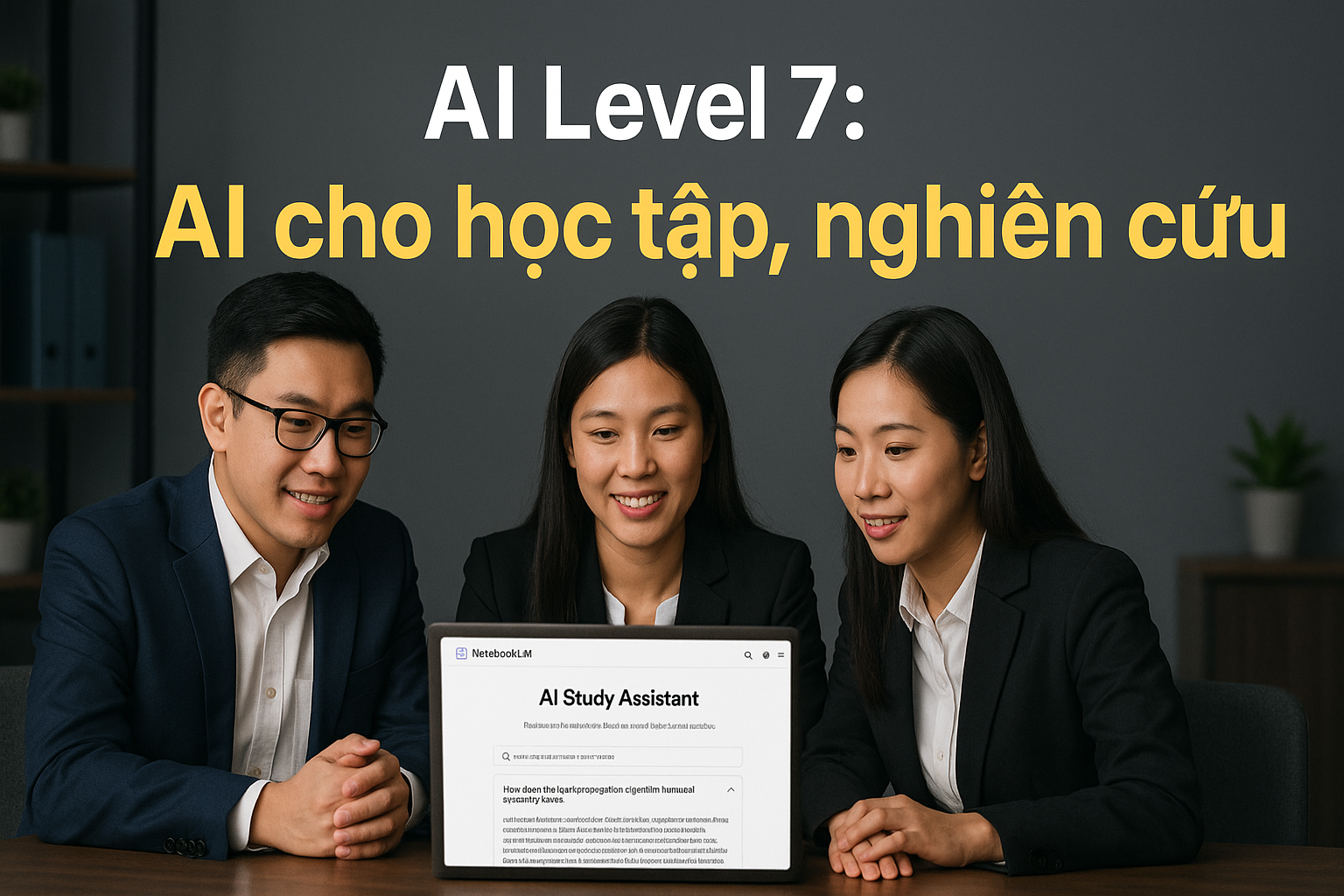 AI Level 7: Tối ưu hóa học tập và nghiên cứu với NotebookLM